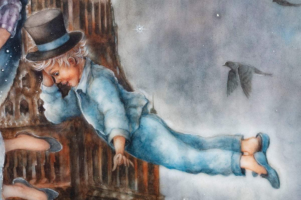 Second Star To The Right, And Straight On 'Til Morning - Original - SOLD by artist Kerry Darlington - Wyecliffe Galleries