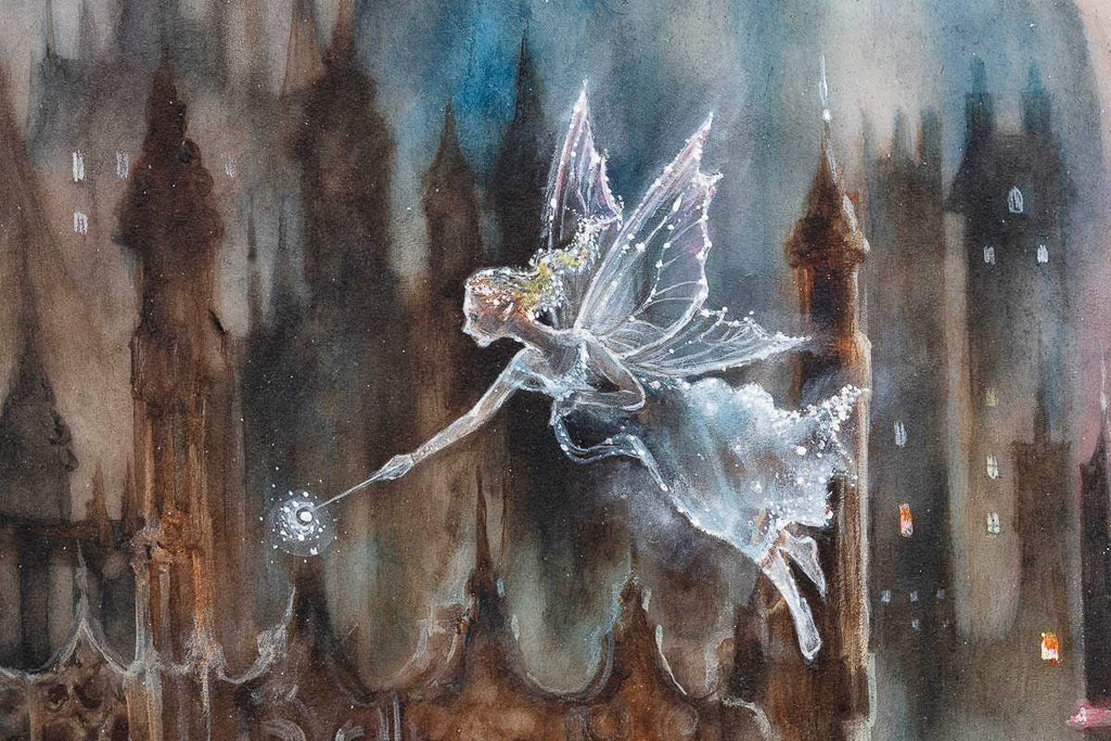 Second Star To The Right, And Straight On 'Til Morning - Original - SOLD by artist Kerry Darlington - Wyecliffe Galleries