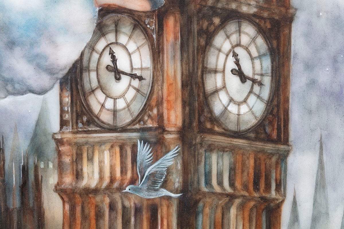 Second Star To The Right, And Straight On 'Til Morning - Original - SOLD by artist Kerry Darlington - Wyecliffe Galleries