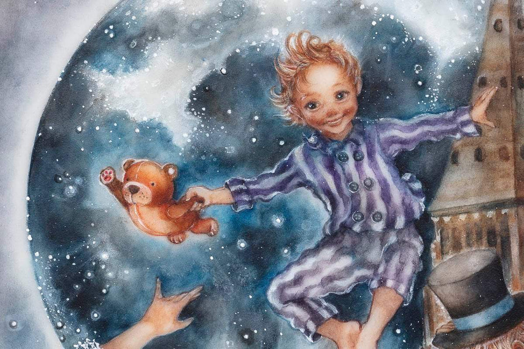 Second Star To The Right, And Straight On 'Til Morning - Original - SOLD by artist Kerry Darlington - Wyecliffe Galleries