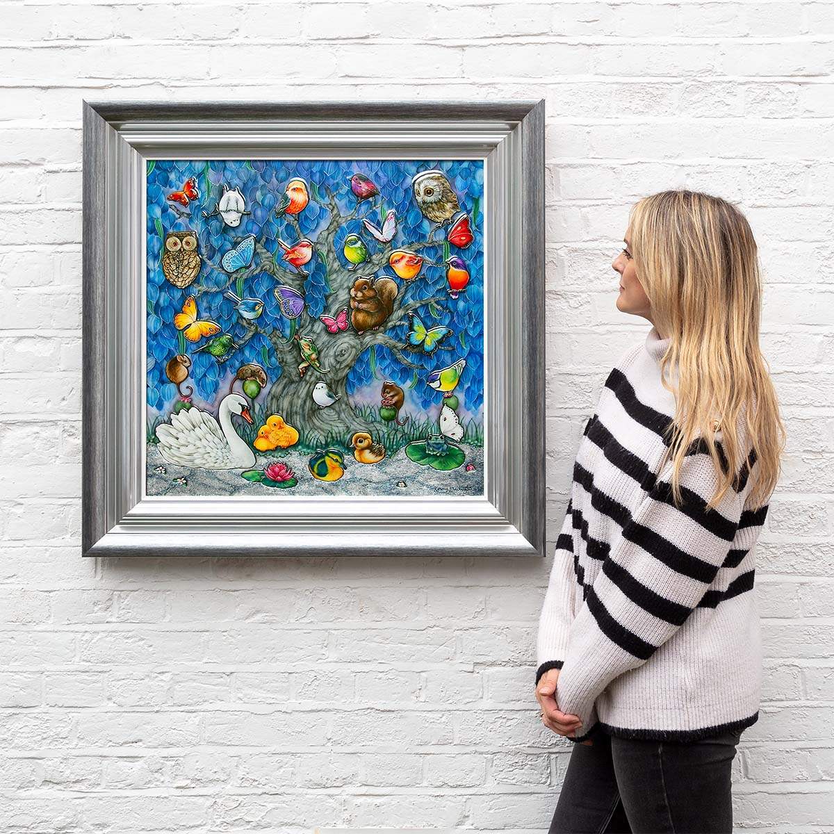 Silver Brook - Edition by artist Kerry Darlington - Wyecliffe Galleries