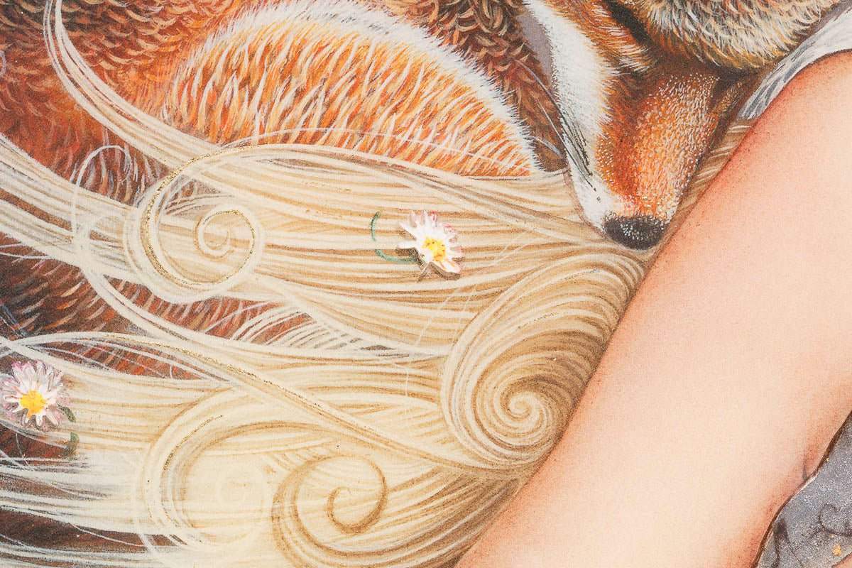 Sleeping Beauty - GOLD Edition by artist Kerry Darlington - Wyecliffe Galleries