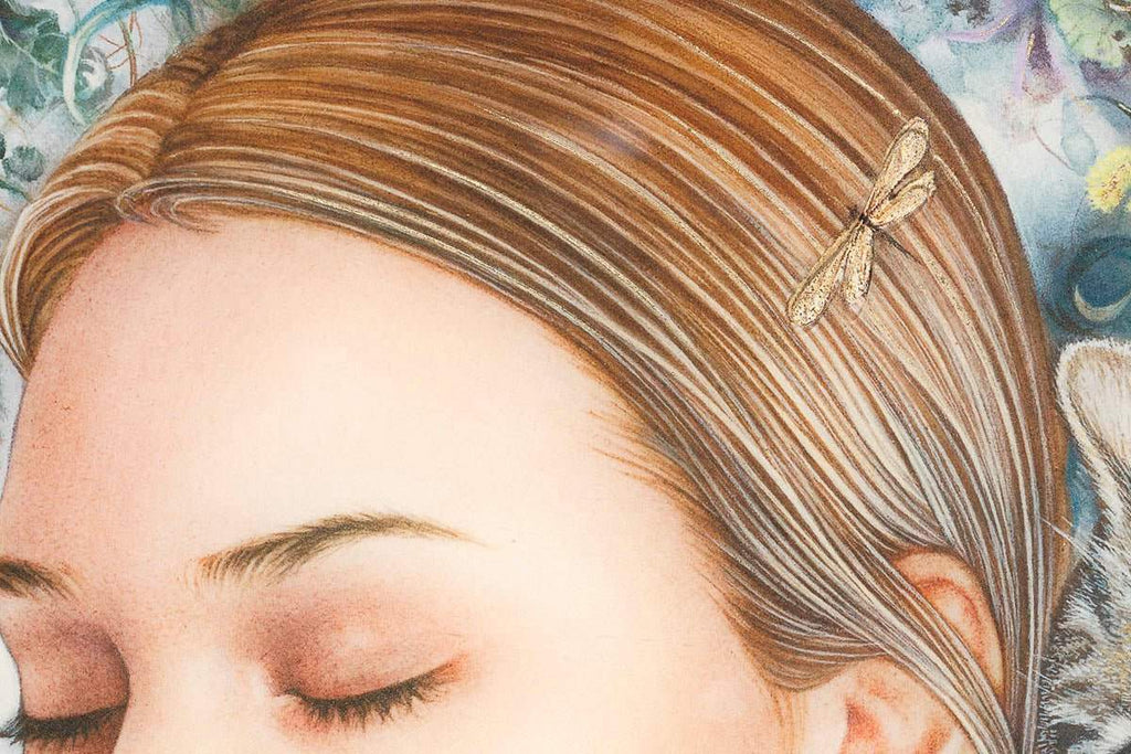 Sleeping Beauty - GOLD Edition by artist Kerry Darlington - Wyecliffe Galleries