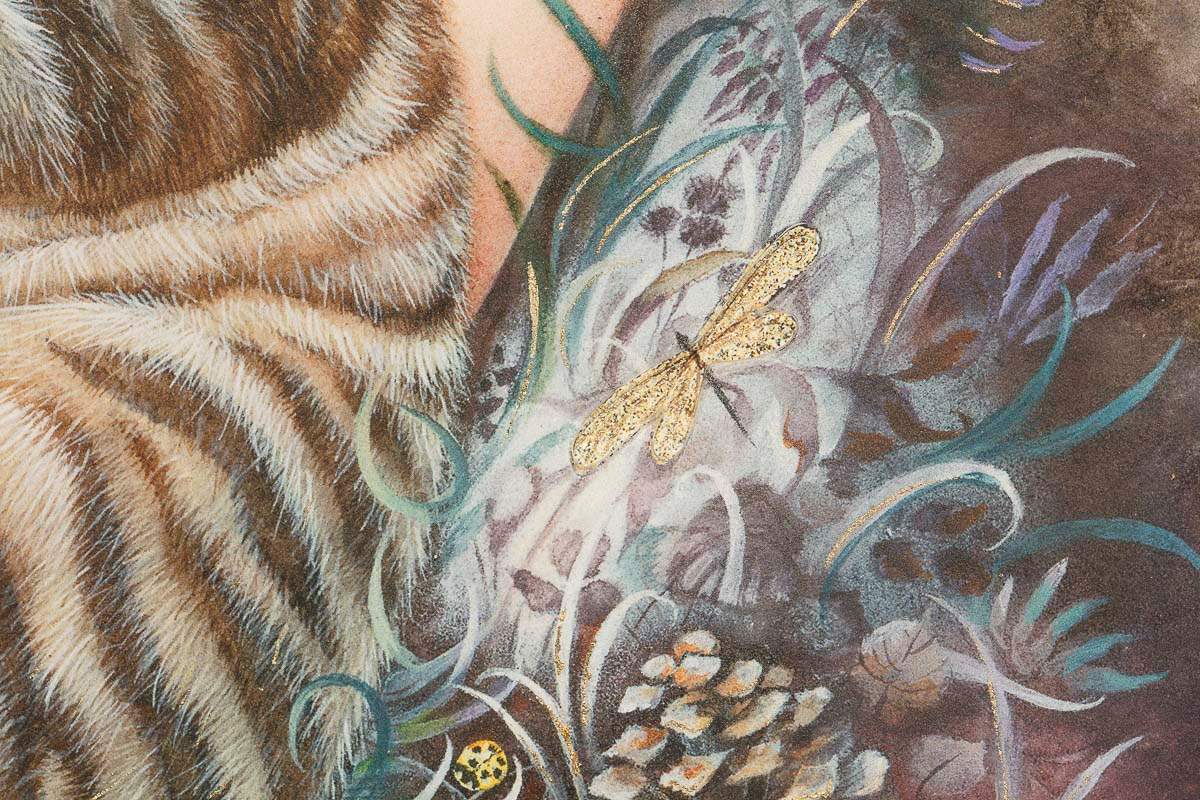 Sleeping Beauty - GOLD Edition by artist Kerry Darlington - Wyecliffe Galleries