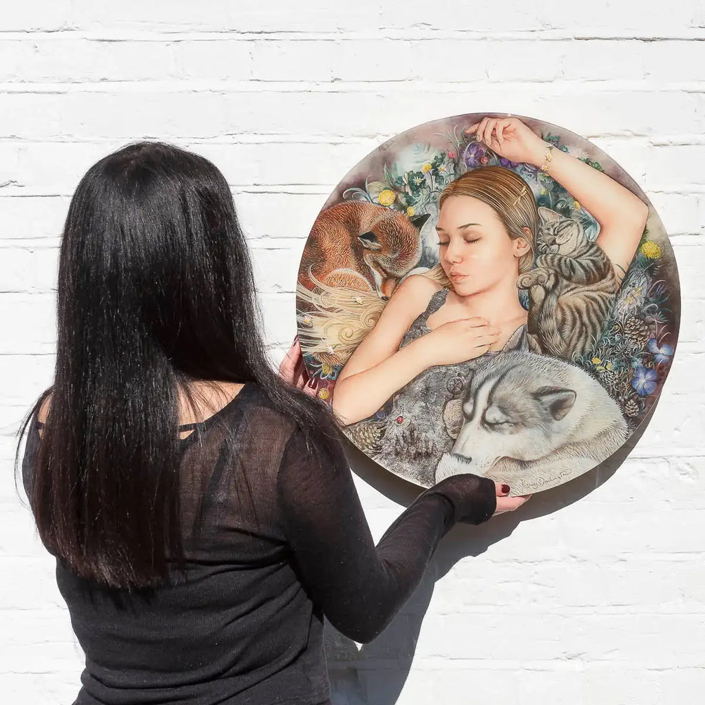 Sleeping Beauty - GOLD Edition by artist Kerry Darlington - Wyecliffe Galleries