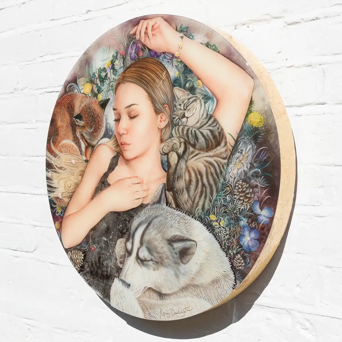 Sleeping Beauty - GOLD Edition by artist Kerry Darlington - Wyecliffe Galleries