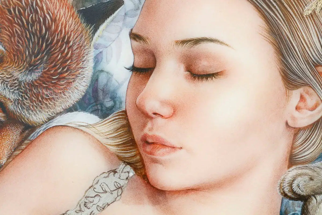 Sleeping Beauty - Edition by artist Kerry Darlington - Wyecliffe Galleries