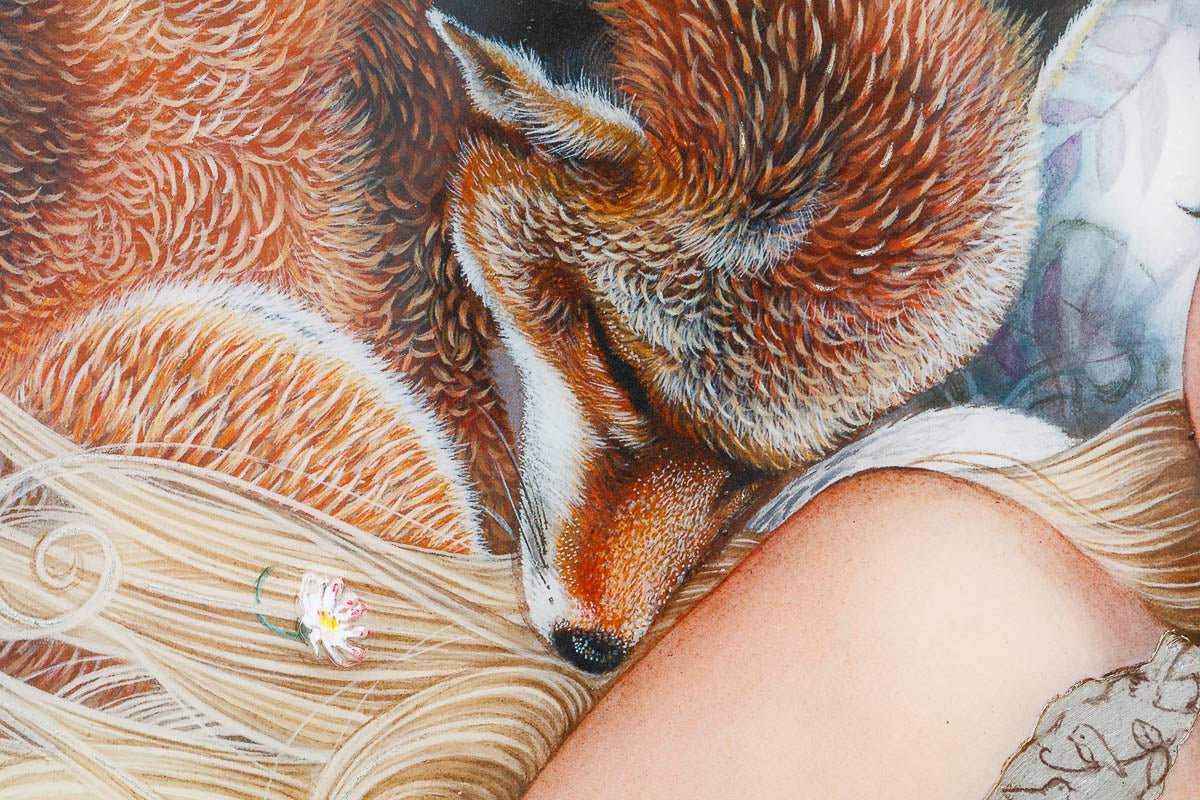 Sleeping Beauty - Edition by artist Kerry Darlington - Wyecliffe Galleries