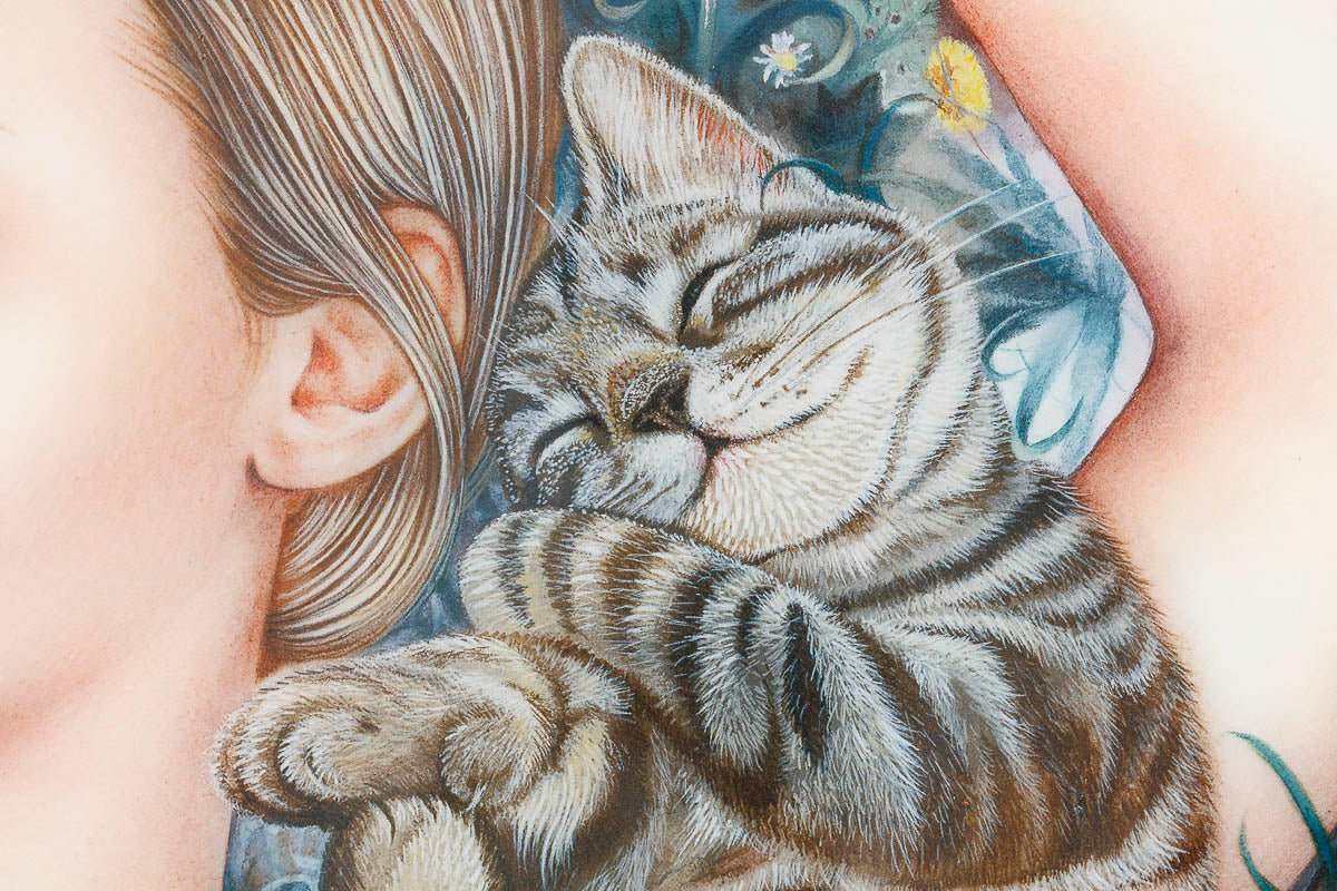 Sleeping Beauty - Edition by artist Kerry Darlington - Wyecliffe Galleries