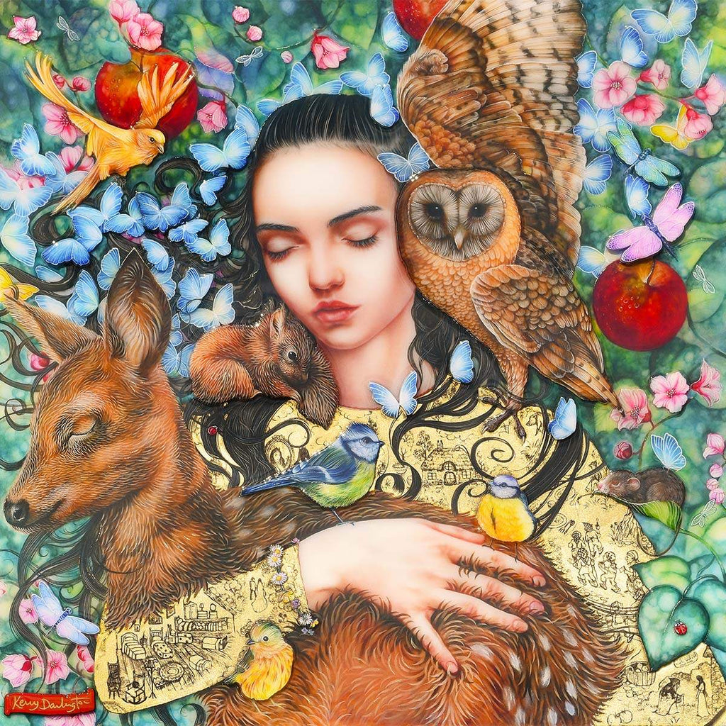 Snow White - Edition by artist Kerry Darlington - Wyecliffe Galleries