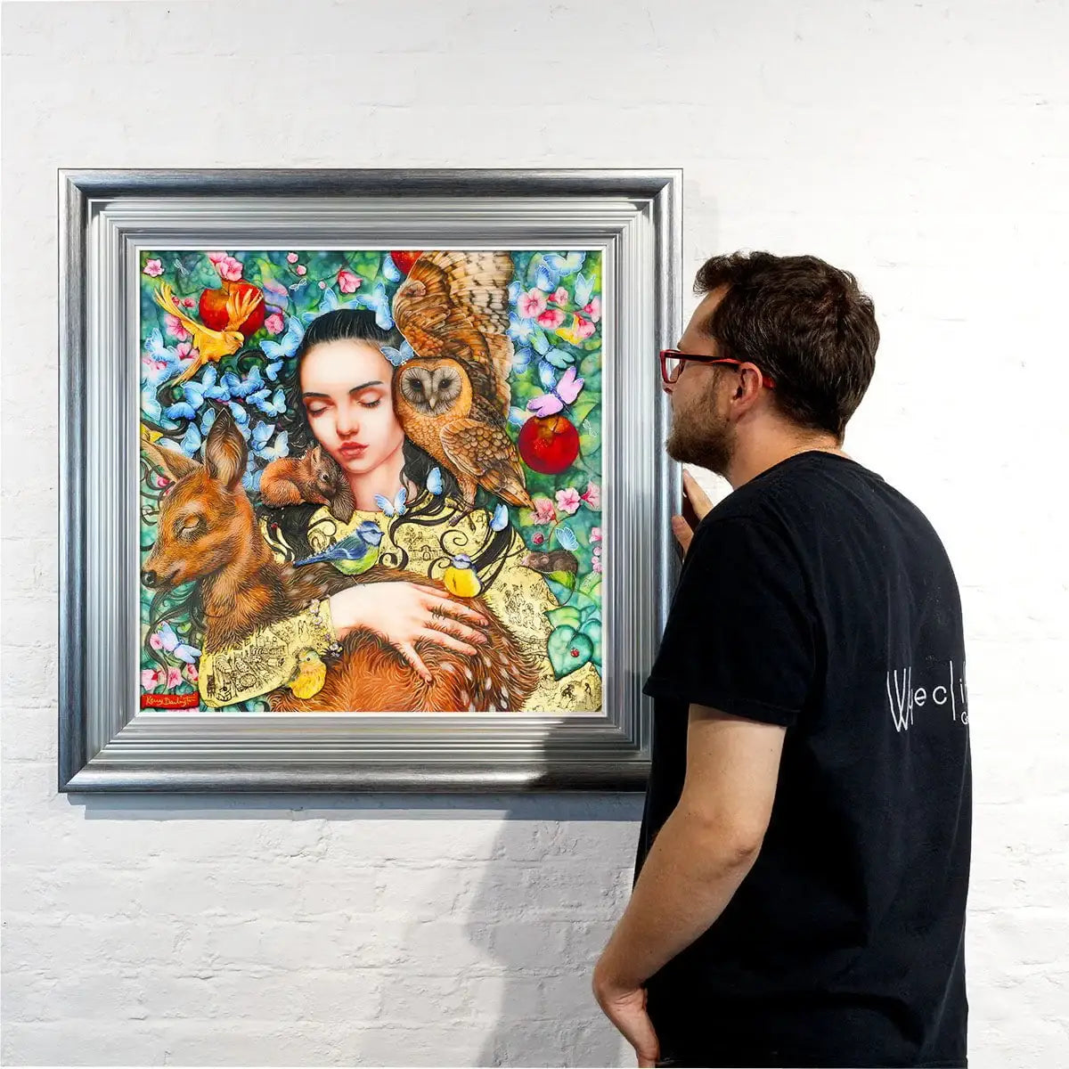 Snow White - Edition by artist Kerry Darlington - Wyecliffe Galleries