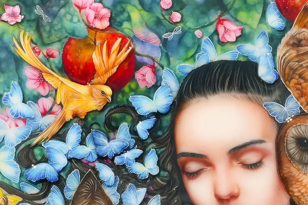 Snow White - Edition by artist Kerry Darlington - Wyecliffe Galleries