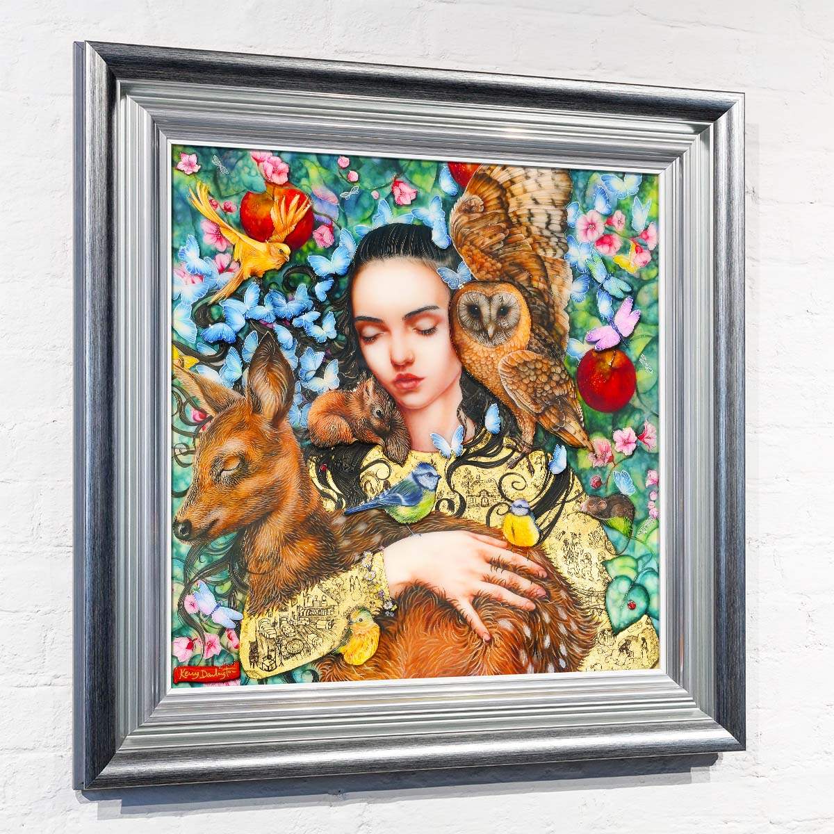 Snow White - Edition by artist Kerry Darlington - Wyecliffe Galleries