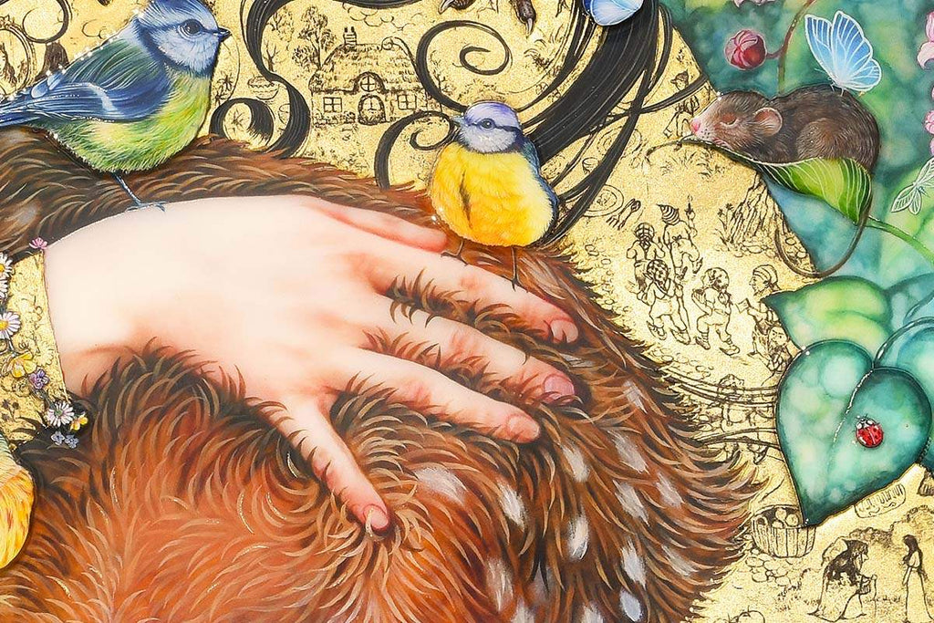 Snow White - Edition by artist Kerry Darlington - Wyecliffe Galleries