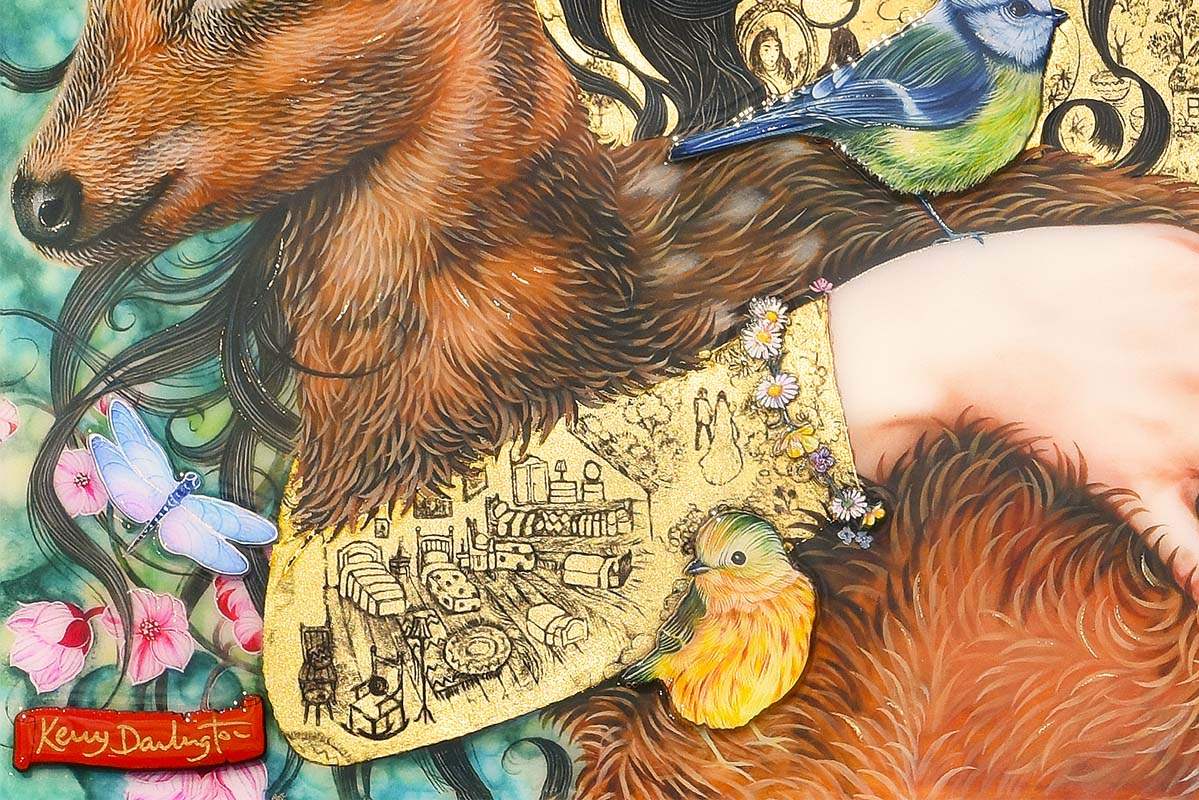 Snow White - Edition by artist Kerry Darlington - Wyecliffe Galleries