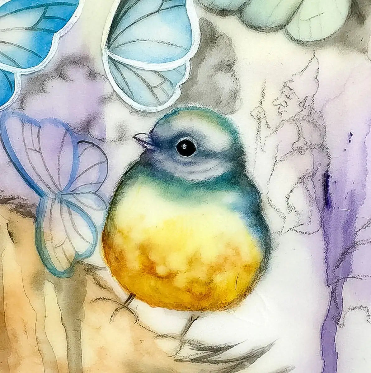 Snow White - Original Study - SOLD by artist Kerry Darlington - Wyecliffe Galleries