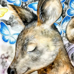 Snow White - Original Study - SOLD by artist Kerry Darlington - Wyecliffe Galleries