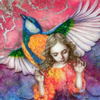 Spring Fae - Edition by artist Kerry Darlington - Wyecliffe Galleries