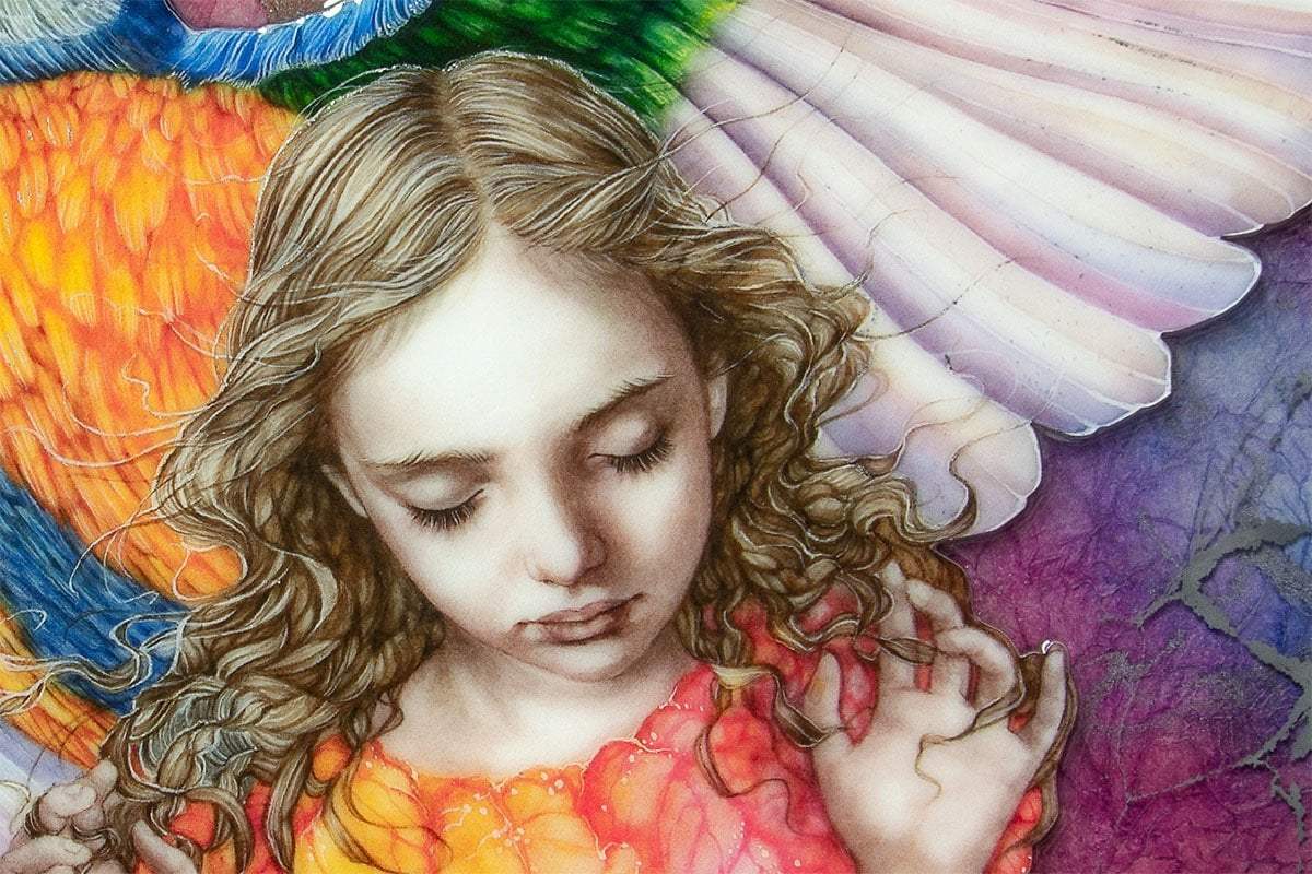 Spring Fae - Edition by artist Kerry Darlington - Wyecliffe Galleries