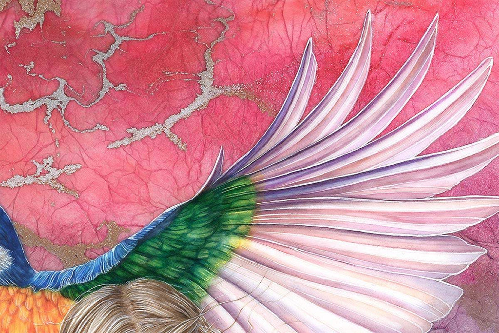 Spring Fae - Original by artist Kerry Darlington - Wyecliffe Galleries