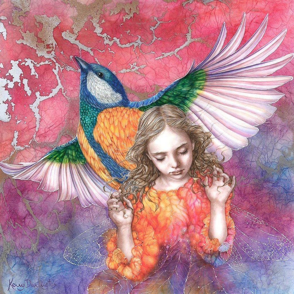 Spring Fae - Original by artist Kerry Darlington - Wyecliffe Galleries