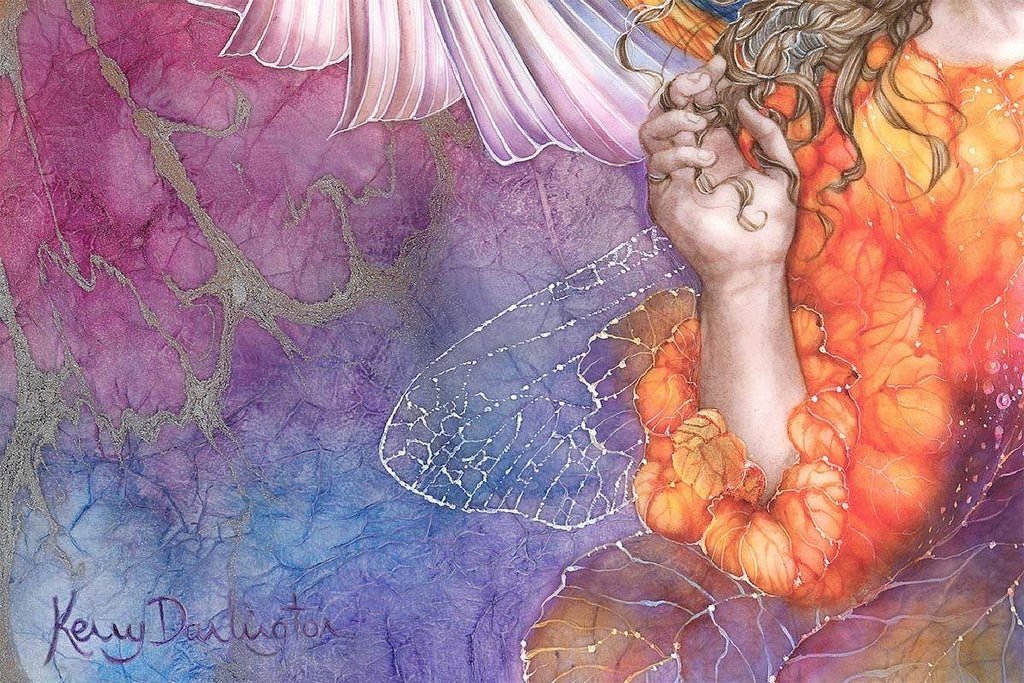 Spring Fae - Original by artist Kerry Darlington - Wyecliffe Galleries