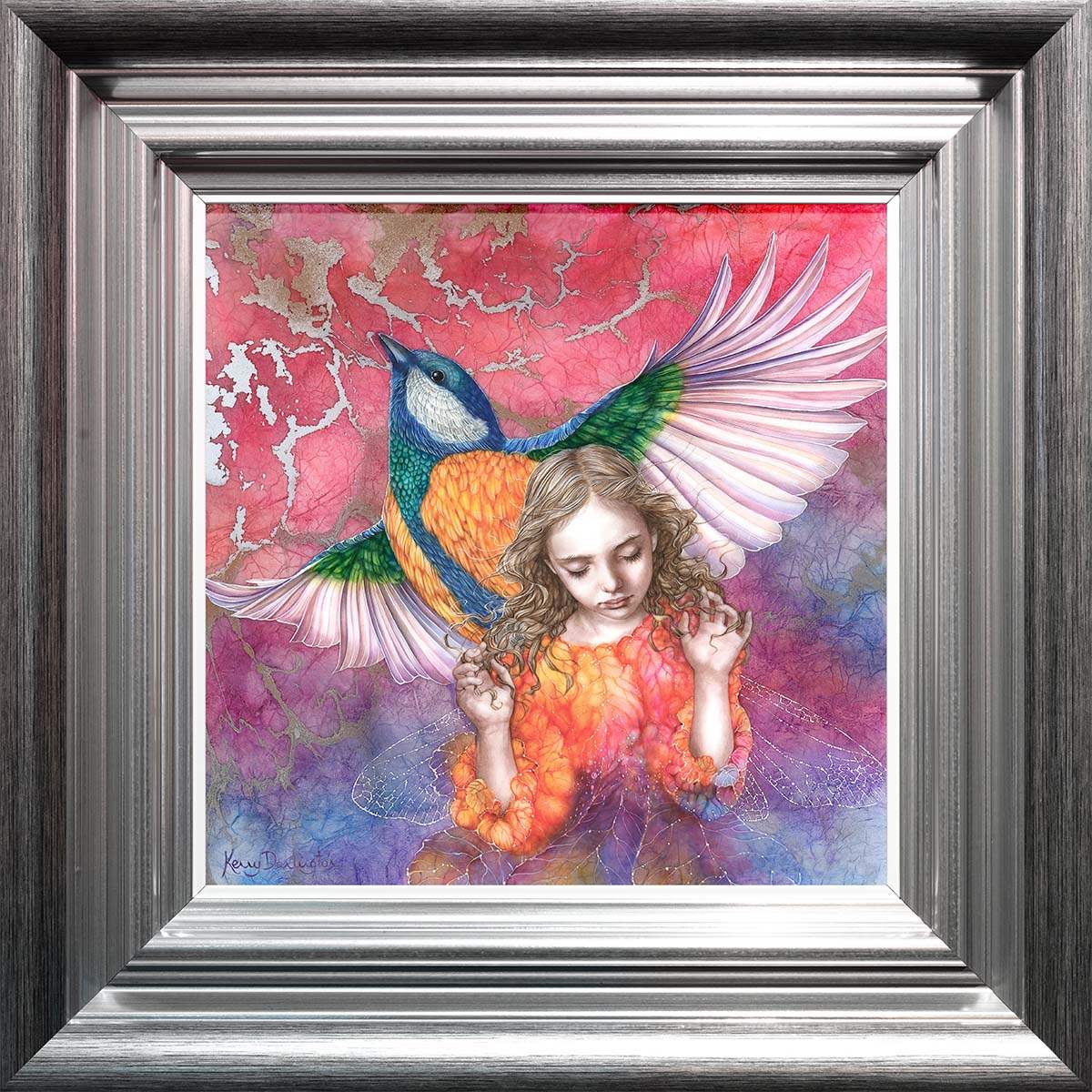 Spring Fae - Original by artist Kerry Darlington - Wyecliffe Galleries