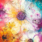 Sunshine Daze - Original by artist Kerry Darlington - Wyecliffe Galleries