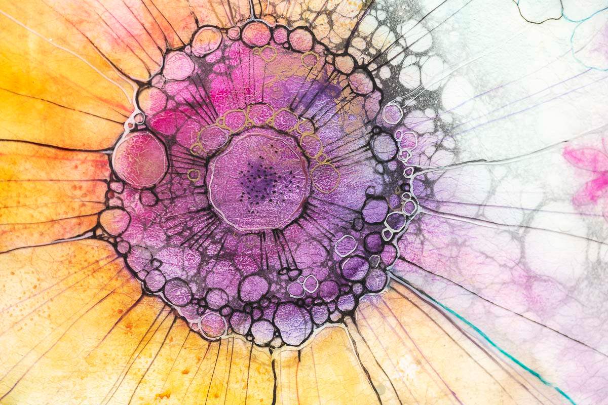 Sunshine Daze - Original by artist Kerry Darlington - Wyecliffe Galleries