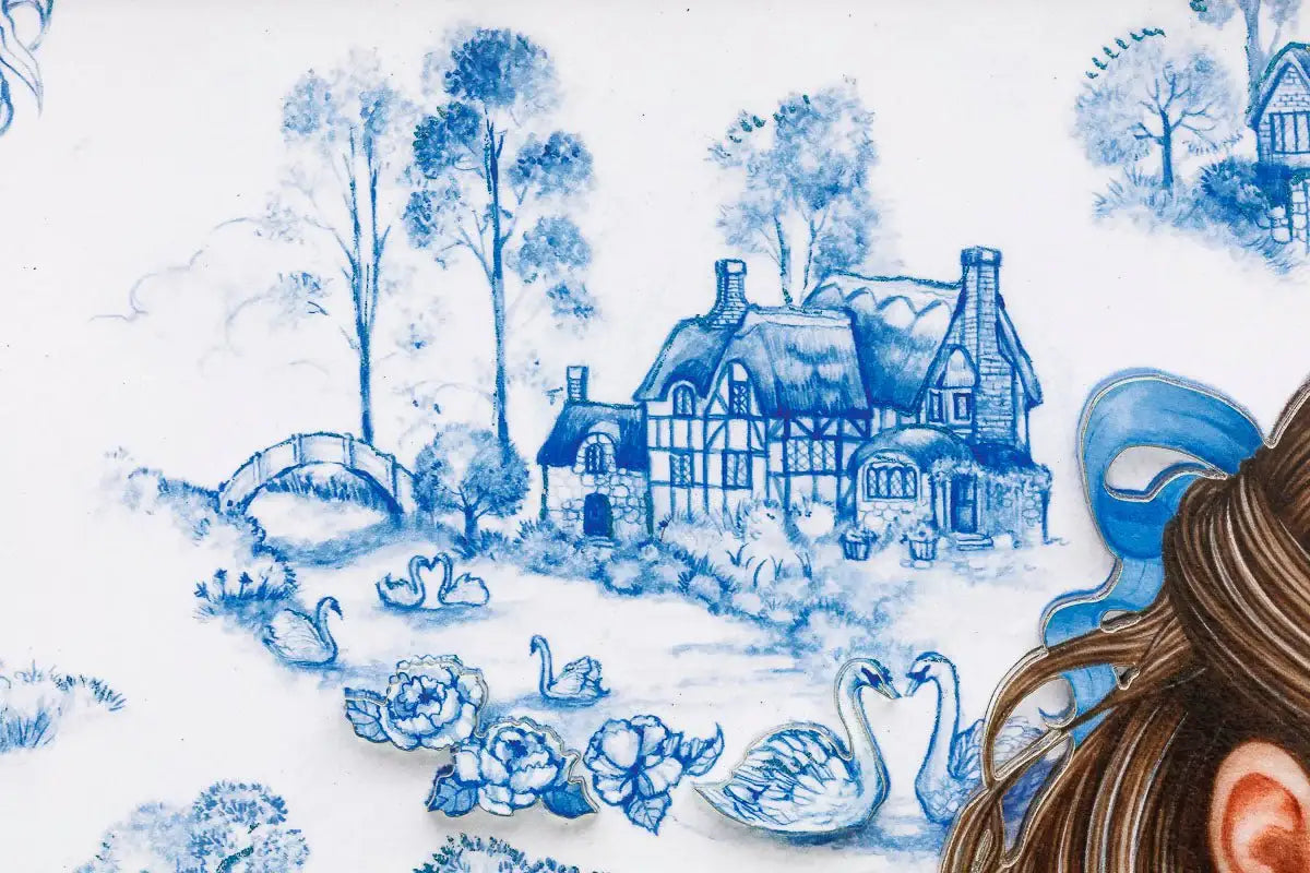 Swan Lake - Edition by artist Kerry Darlington - Wyecliffe Galleries