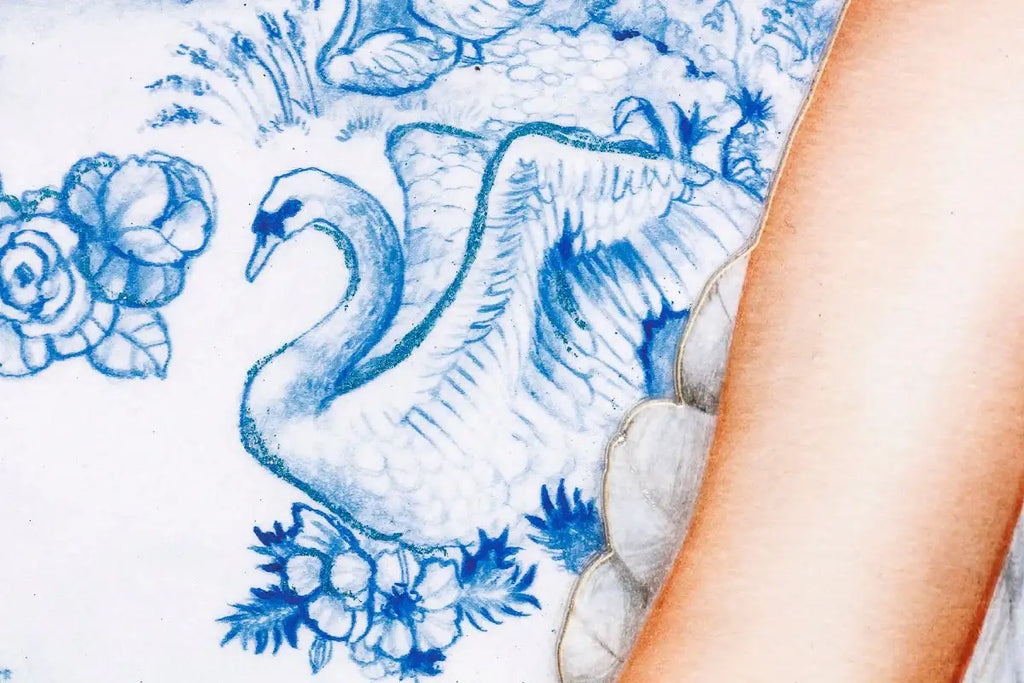 Swan Lake - Edition by artist Kerry Darlington - Wyecliffe Galleries