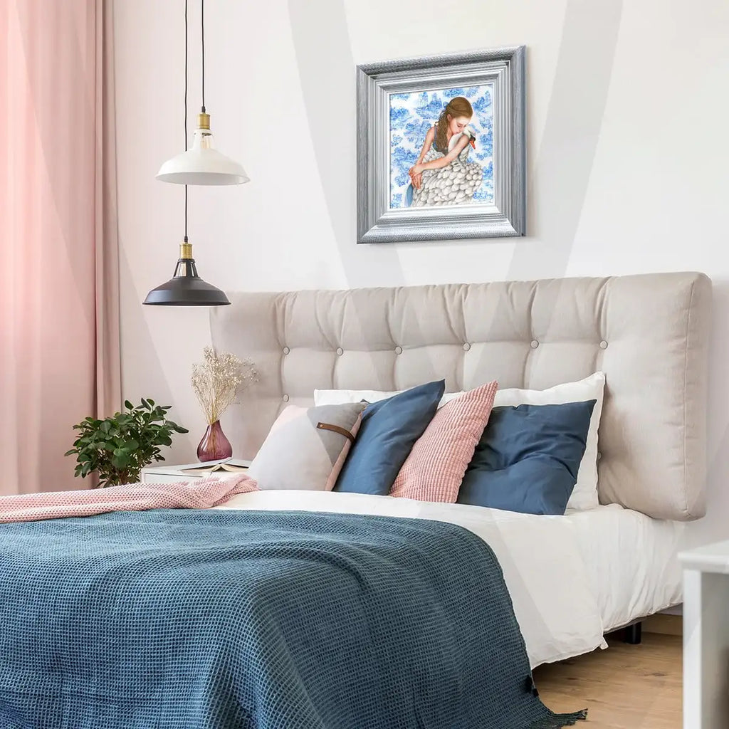 Swan Lake - Edition by artist Kerry Darlington - Wyecliffe Galleries