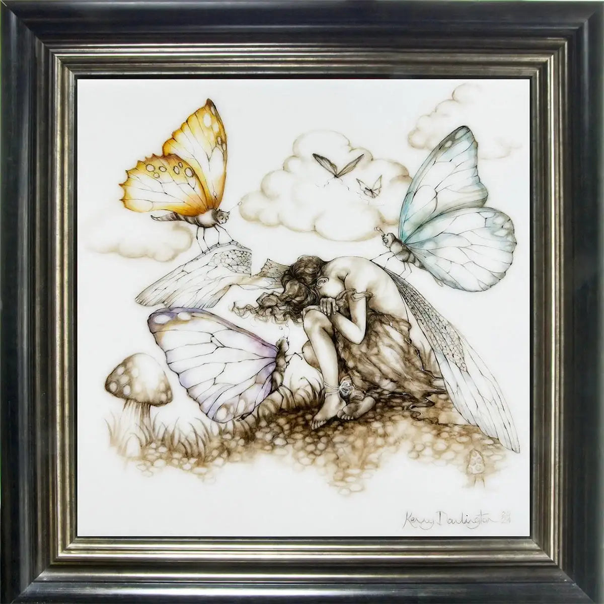 Take These Broken Wings and Learn to Fly - Original - SOLD by artist Kerry Darlington - Wyecliffe Galleries