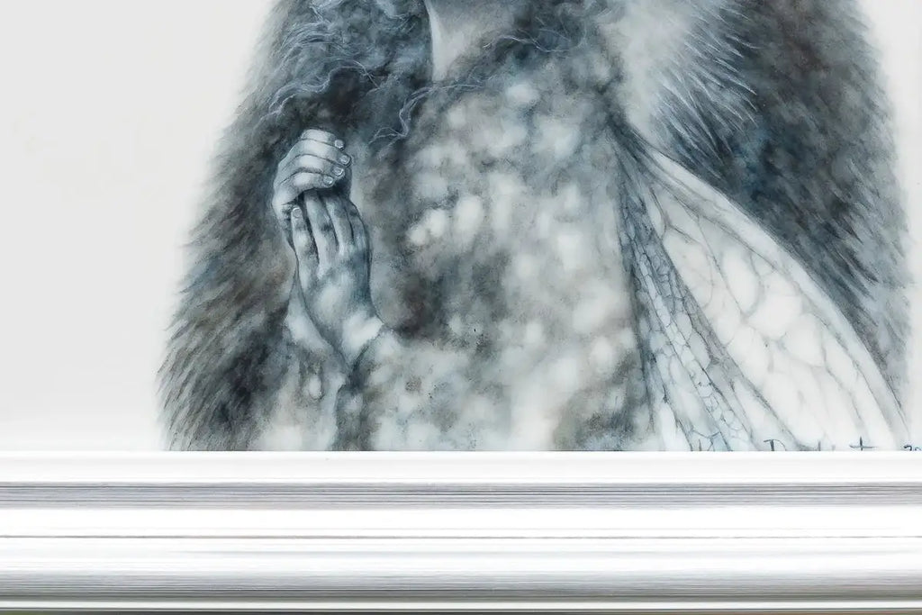 The Badger Faerie - Original - SOLD by artist Kerry Darlington - Wyecliffe Galleries