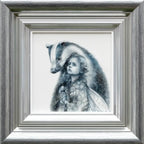 The Badger Faerie - Original - SOLD by artist Kerry Darlington - Wyecliffe Galleries