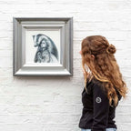 The Badger Faerie - Original - SOLD by artist Kerry Darlington - Wyecliffe Galleries