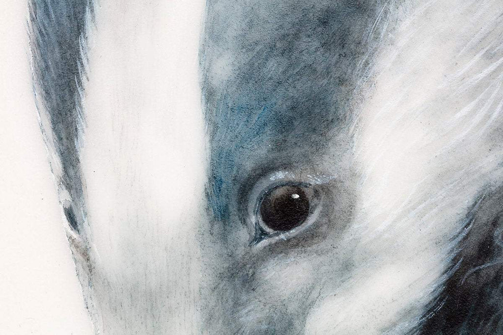 The Badger Faerie - Original - SOLD by artist Kerry Darlington - Wyecliffe Galleries