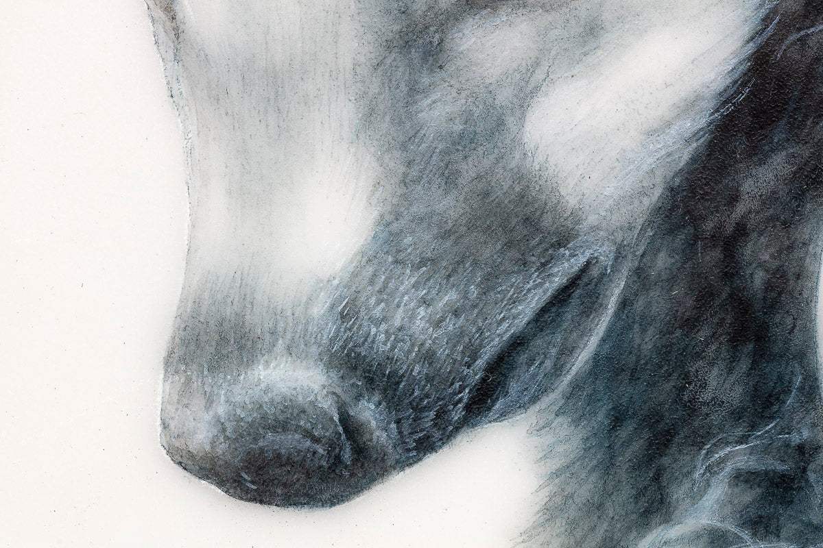 The Badger Faerie - Original - SOLD by artist Kerry Darlington - Wyecliffe Galleries