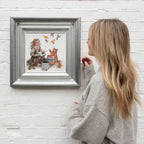 The Bird Conjuring Charm - Original by artist Kerry Darlington - Wyecliffe Galleries