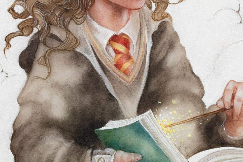 The Bird Conjuring Charm - Original by artist Kerry Darlington - Wyecliffe Galleries