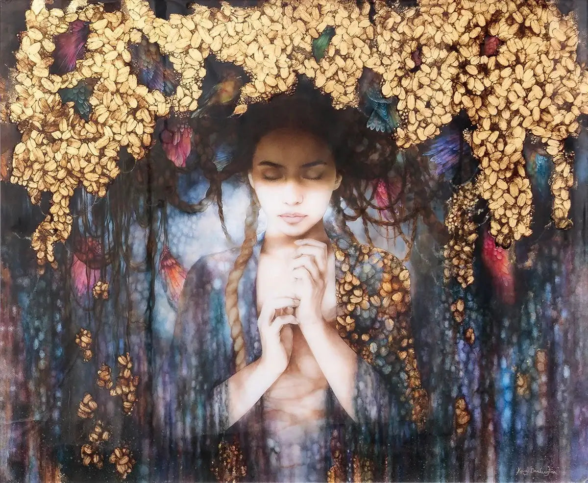 The Dryad's Crown - Edition by artist Kerry Darlington - Wyecliffe Galleries