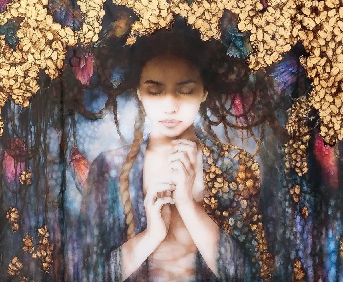 The Dryad's Crown - Edition by artist Kerry Darlington - Wyecliffe Galleries