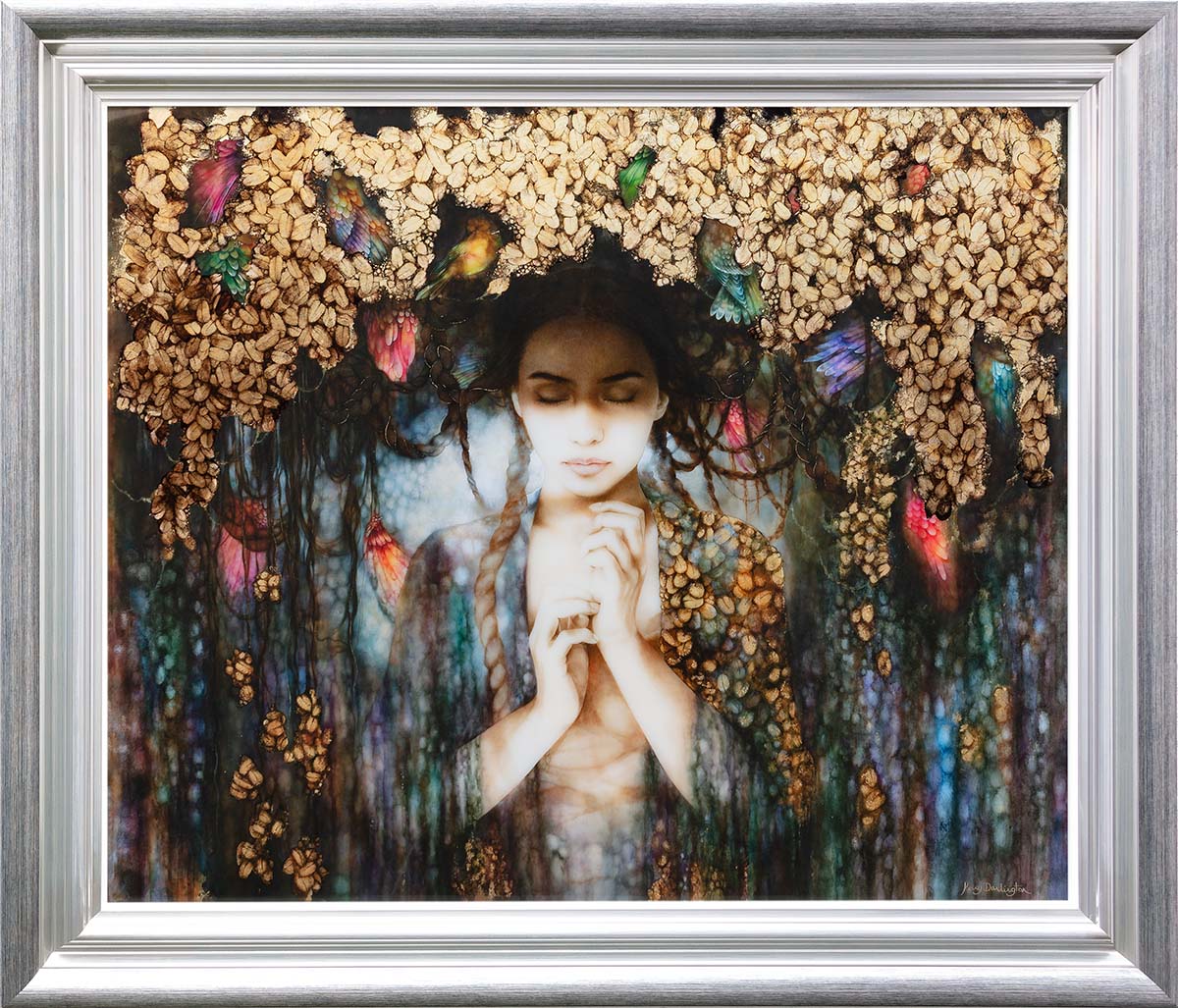 The Dryad's Crown - GOLD Edition Kerry Darlington Silver / Blue Frame