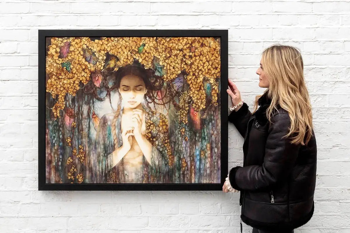 The Dryad's Crown - Original - SOLD by artist Kerry Darlington - Wyecliffe Galleries