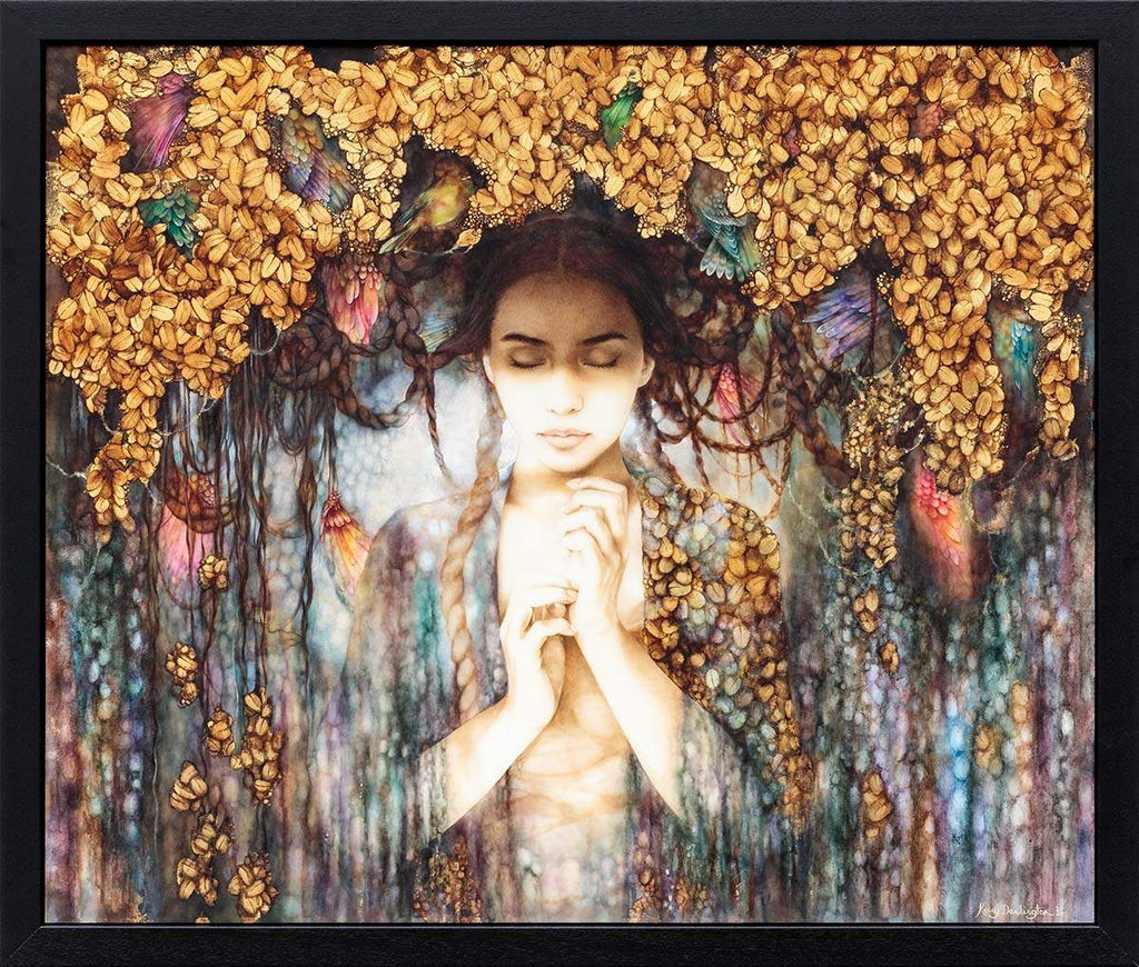 The Dryad's Crown - Original - SOLD by artist Kerry Darlington - Wyecliffe Galleries