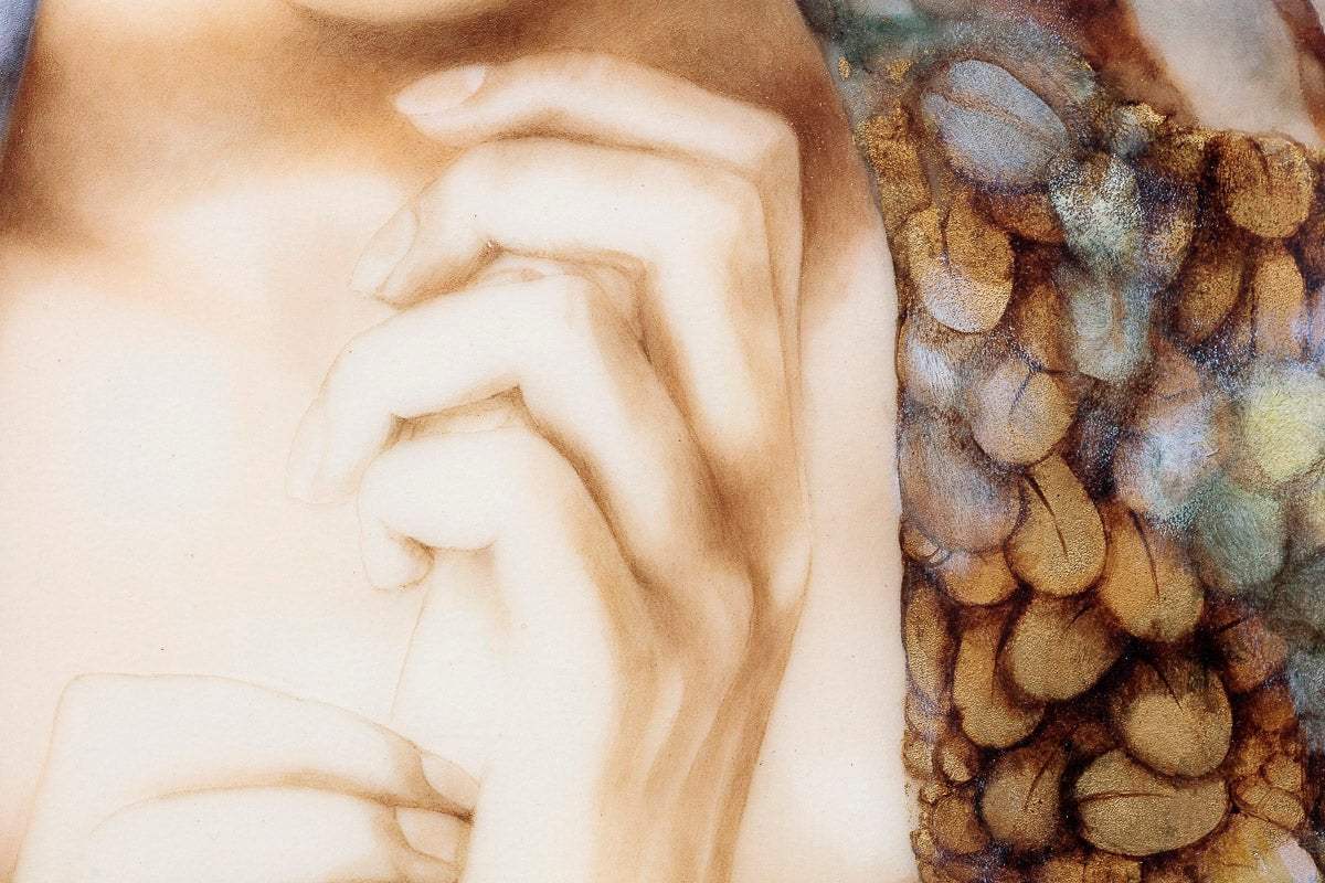 The Dryad's Crown - Original - SOLD by artist Kerry Darlington - Wyecliffe Galleries