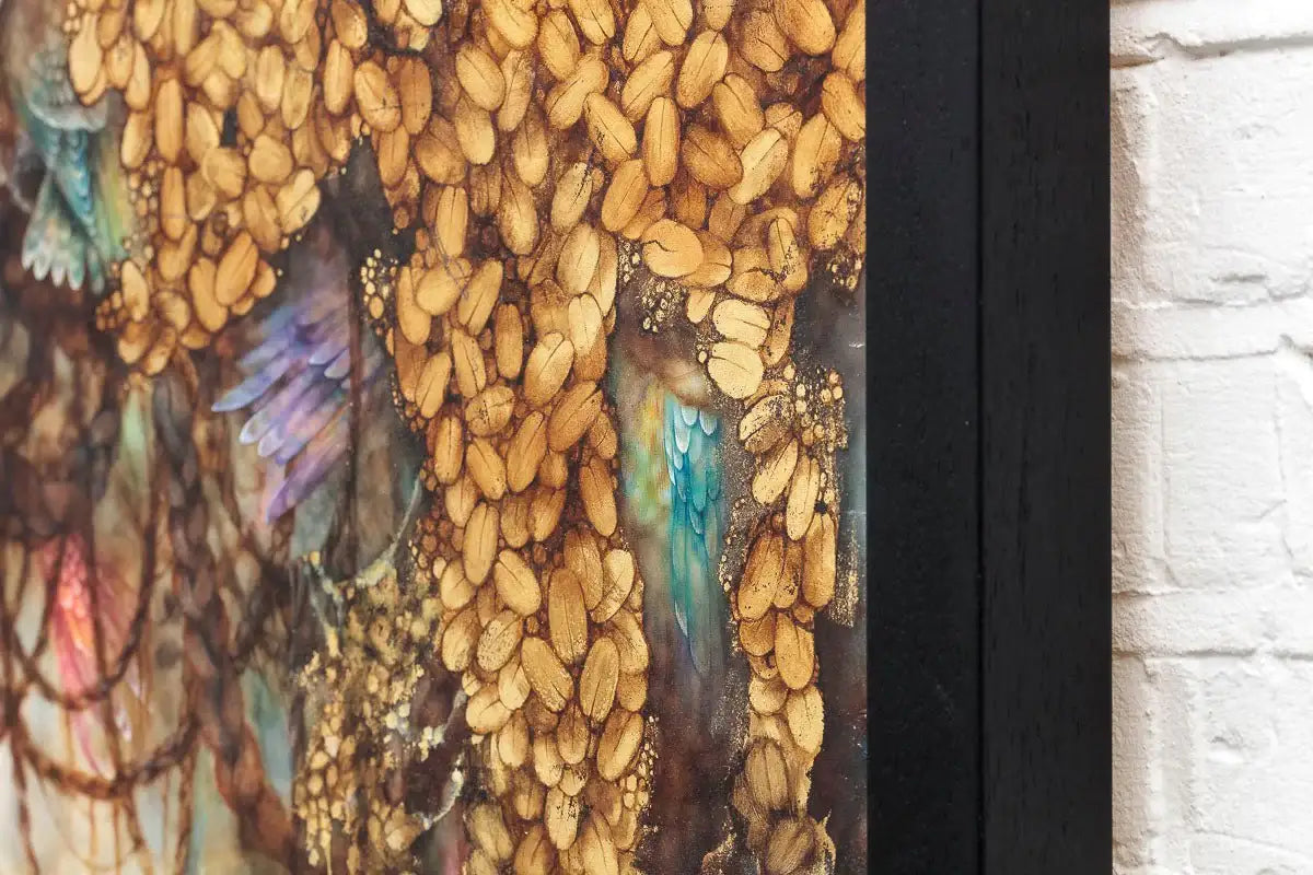 The Dryad's Crown - Original - SOLD by artist Kerry Darlington - Wyecliffe Galleries