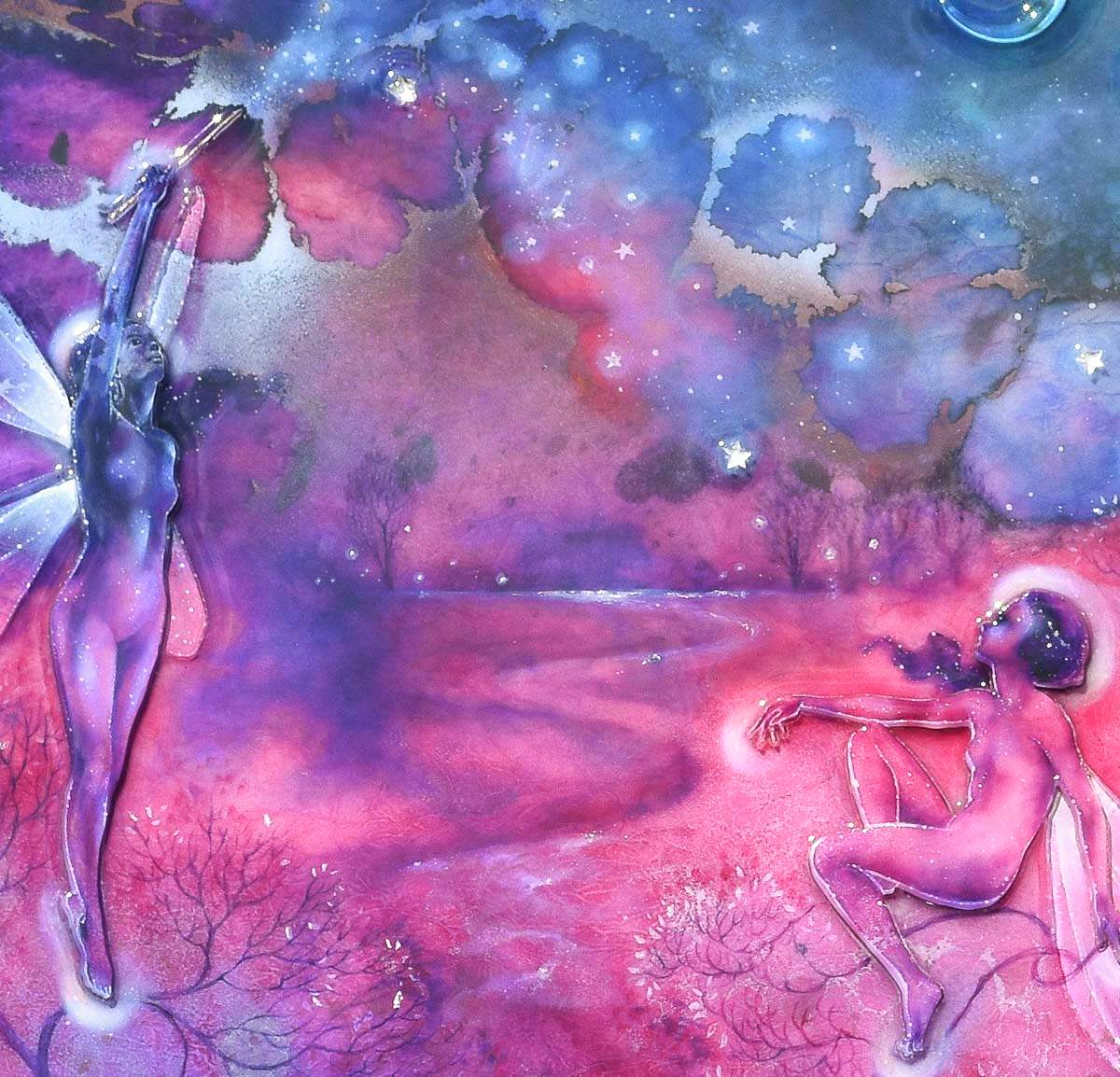 The Night Faeries - Edition by artist Kerry Darlington - Wyecliffe Galleries