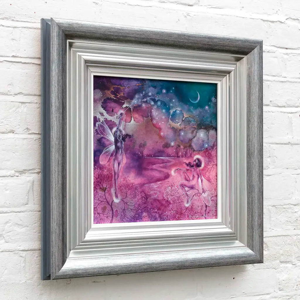 The Night Faeries - Original - SOLD by artist Kerry Darlington - Wyecliffe Galleries