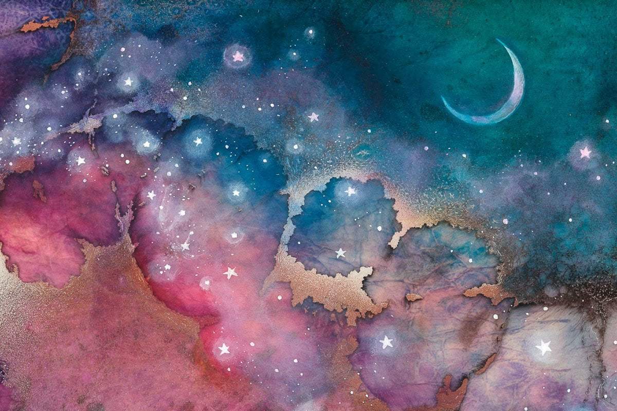 The Night Faeries - Original - SOLD by artist Kerry Darlington - Wyecliffe Galleries